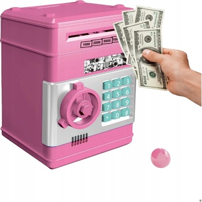 Pokladnička trezor bankomat na přístupový kód bankovky