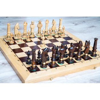 Shakhmaten magazin Голям дървен шахматен комплект Royal Lux