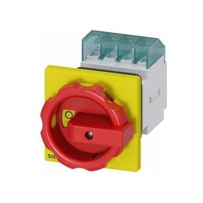 Siemens Vačkový spínač 0-1 3P 16A vestavný žlutočervený IP65 3LD2054-0TK53