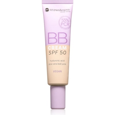 Bell HYPOallergenic хидратиращ BB крем SPF 50 цвят 03 Amber 30 гр
