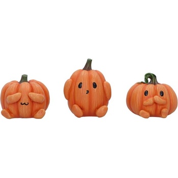 Nemesis Now Комплект статуетки Nemesis Now Adult: Halloween - Three Wise Pumpkins, 8 cm (B7230C25)
