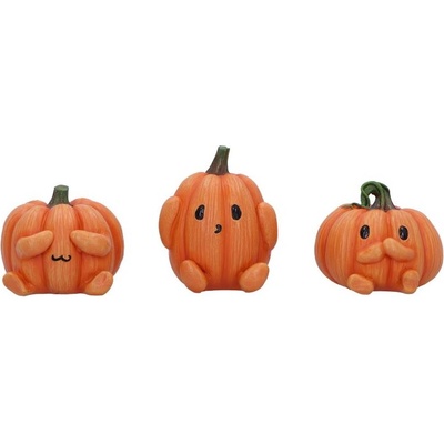 Nemesis Now Комплект статуетки Nemesis Now Adult: Halloween - Three Wise Pumpkins, 8 cm (B7230C25)