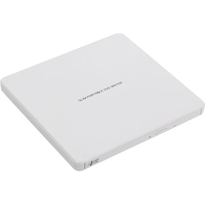 LG Оптично устройство LG GP60NW60, външно, USB, четене/записване, бяло (GP60NW60 White)