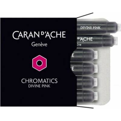 Caran D'ache Inkoustové bombičky Chromatics růžová Divine Pink 8021.080