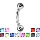 Šperky4U piercing do obočí OB01004-F