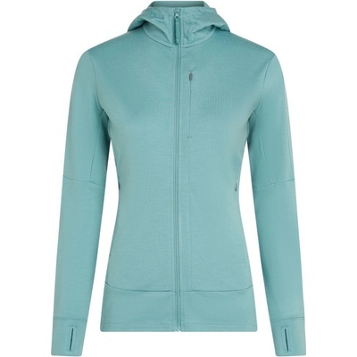 Icebreaker Wmns 260 Quantum IV LS Zip Hood Hydro – Zboží Dáma