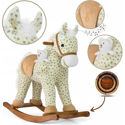 Milly Mally houpací koník Pony Gray Dot – Zboží Mobilmania