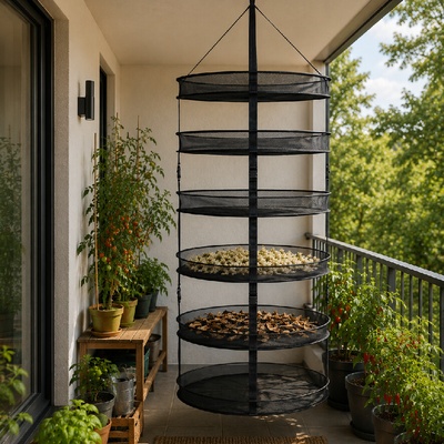 PRODRY sušící síť 95 cm, 6 patra, odepínatelná