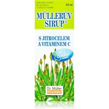 Dr. Müller Müllerův sirup s jitrocelem a vitamínem C 245 ml