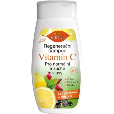 Bione Cosmetics Regeneračný vlasový šampón vitamín C 260 ml