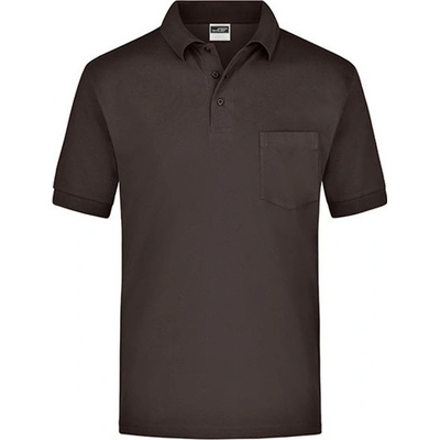 James & Nicholson pánska polokošeľa JN026 brown