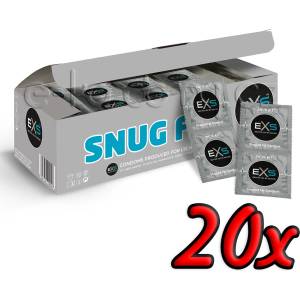 EXS Condoms Snug Fit 20 pack