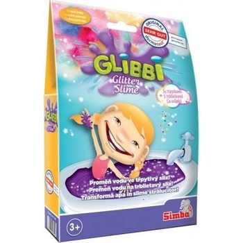 Simba Glibbi Glitter Slime sliz fialový třpytivý, DP10