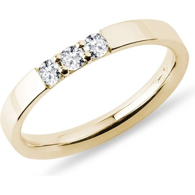 Klenota Zlatý prsteň s diamantmi k0757013