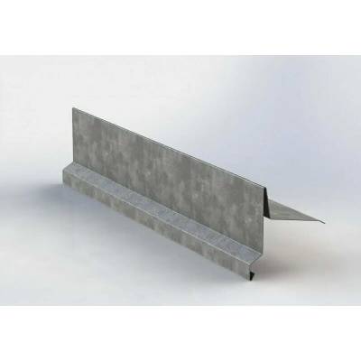 Závětrná lišta klasik vrchní s okapnicí r.š.250mm Aluzinek dl.2m