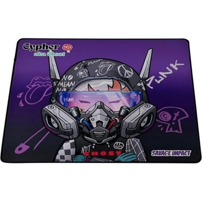 A4Tech Подложка за мишка A4Tech Bloody BP-45W Cypher Ghost, гейминг, разноцветна, 450 x 400 x 5 mm (BP-45W)