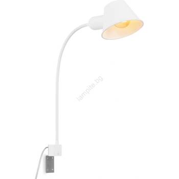 Briloner 2079-016 - Стенна гъвкава лампа 1xE27/10W/230V бял (BL1810)