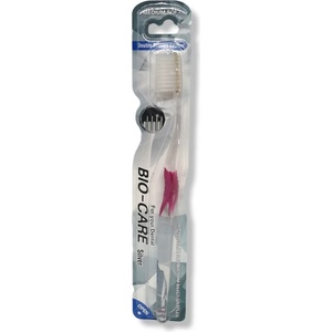  BIO CARE четка за зъби, Silver, Medium Soft, 1 брой