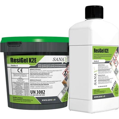 Sanax Epoxidový gel určený pro uzavření struktury povrchu kamenných koberců | ResiGel K2E - 1,5kg