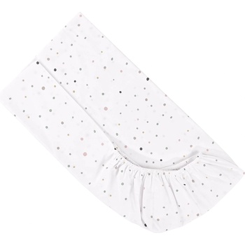 Lorelli Чаршаф от ранфорс с ластик Lorelli - Happy Friends, 70 х 140 х 15 cm, минт (20051346401)