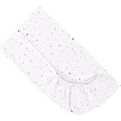 Lorelli Чаршаф от ранфорс с ластик Lorelli - Happy Friends, 70 х 140 х 15 cm, минт (20051346401)