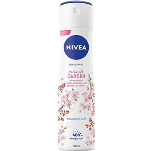 Nivea Deo спрей дезодорант Nivea miracle garden 0% alcohol 48h 150ml (645756858)