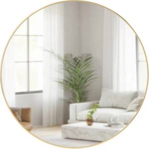 Umbra HK Limited Umbra Огледало за стена hubba - цвят месинг (umbra-1012715-104)