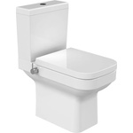 CeraStyle Моноблок NORA COMPACT (62 cm) с вградено биде и смесител, и бавнопадащ капак (MB-NORA-COMPAKT-62)
