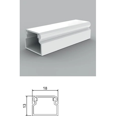 Pvc кабелен канал lv 18х13 мм (0107020001)