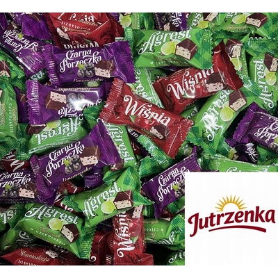 JUTRZENKA Bonbóny na váhu Ovocné v čokoládě 0,5 kg