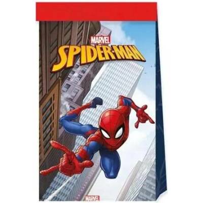 Papírové pytlíčky Spiderman - Crime Fighter, 4ks