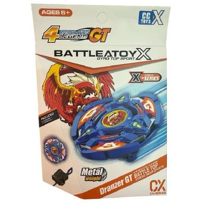 Игрален комплект Raya Toys - BattleAToy X Dranzer GT, пумпал и механизъм за изстрелване, син (510125256)