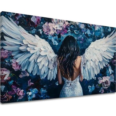 Obrazy anjelov Kráska z nebies | dokončené rukou umelca - 100x150 cm
