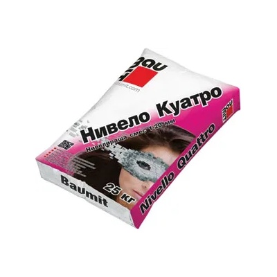 BAUMIT ЗАМАЗКА БАУМИТ САМОРАЗЛИВНА НИВЕЛО quatro 25кг