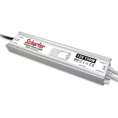 Ledshopik LED zdroj Scharfer SCH-150-12V 12V 150W 12,5A IP67 7 let záruka