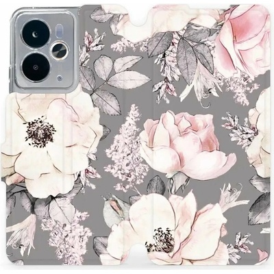 Mobiwear Flip knížkové pro Realme 14T 5G - Květy 5907861043199
