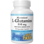 Natural Factors L-Glutamine 500 mg [90 капсули]