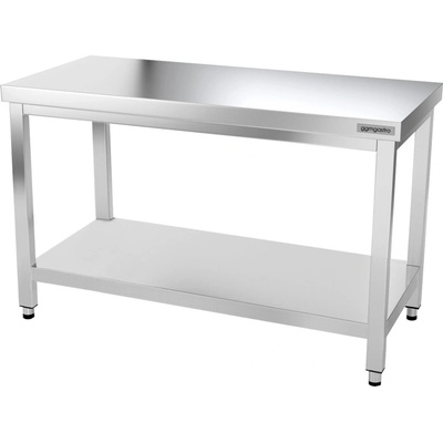 G.Gastro Nerezový pracovní stůl PREMIUM 1400 x 600 mm se spodní policí 9944