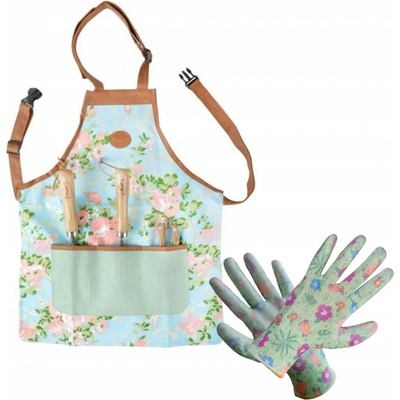 Esschert design Zástěra zahradní za krk potisk růže – Zbozi.Blesk.cz