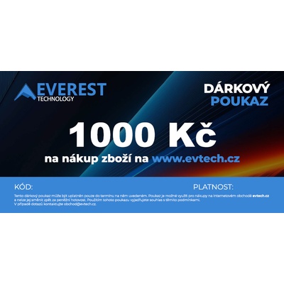 Everest Dárkový poukaz 1000 Kč