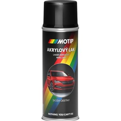 Motip Dupli Autoemail Škoda Čierna magická metalíza 200ml