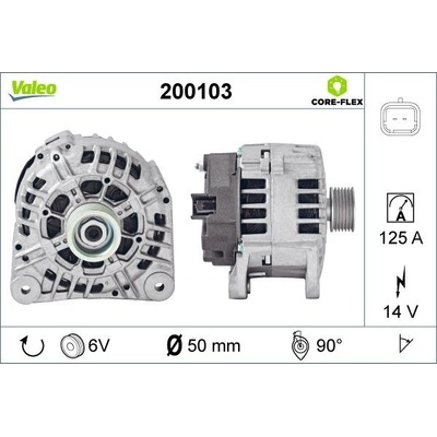 Alternátor VALEO 200103