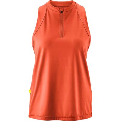 Gonso Дамски потник за колоездене Gonso Women's Adventure Jersey Sleeveless Cycling singlet - Fiesta Red - размер 46 (EU) (156-2644-0117)