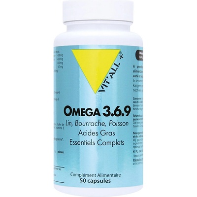 Vit’All+® Oмега 3-6-9 (от рибено, ленено и пореч масло) 50 капсули | Vit’All+® (660771 (AGECOMP) VP)