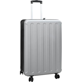 vidaXL Куфар с заключване Сребрист 50 x 30 x 76 см ABS пластмаса (42006236)