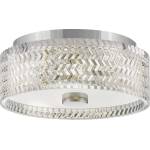 Elstead Lighting Hinkley HK-ELLE-F-S-CM - Плафон 2xE27/60W/230V Ø 30, 5 cm хром (ED0813)