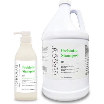 iGroom Prebiotic Shampoo - Пребиотичен шампоан за кучета, за насърчаване на растежа, нежно почиства козината и кожата, 3.78 л