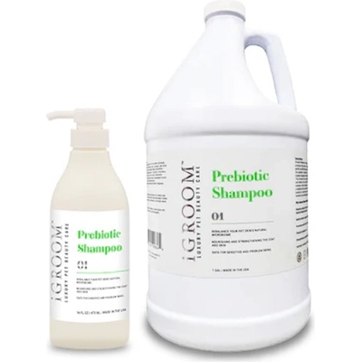 iGroom Prebiotic Shampoo - Пребиотичен шампоан за кучета, за насърчаване на растежа, нежно почиства козината и кожата, 3.78 л