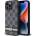 DKNY Кейс DKNY Leather Checkered Mono Pattern & Printed Stripes за iPhone 14 Pro Max, черен (3666339263188)