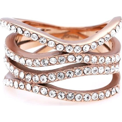 MPM prsten z chirurgické oceli Ring 8054 Gold rose